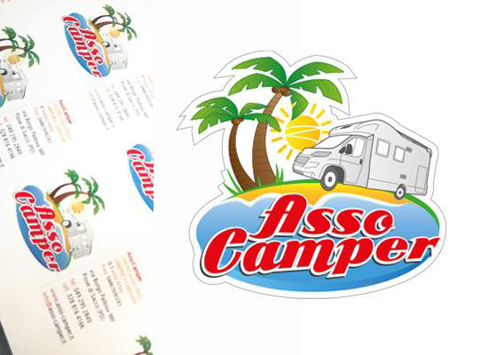 AssoCamper - logo e business card