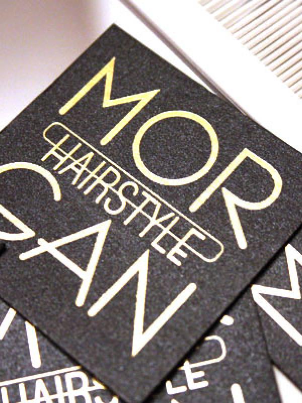 Morgan Hairstyle - business card